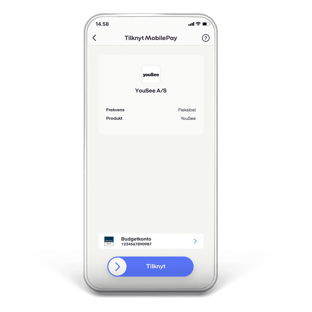 MobilePay skift kort accept